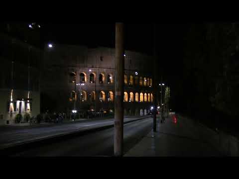 Roman Colosseum at night 2019