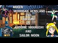 MUGEN Morrigan Aensland And Batman Me Vs Kagome Higurashi And Sailor Moon CvS Pots Vs Pots