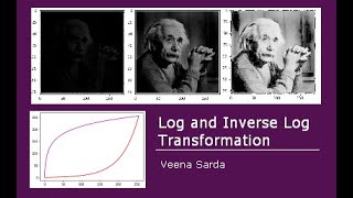 Log and Inverse Log transformation on Image in Python