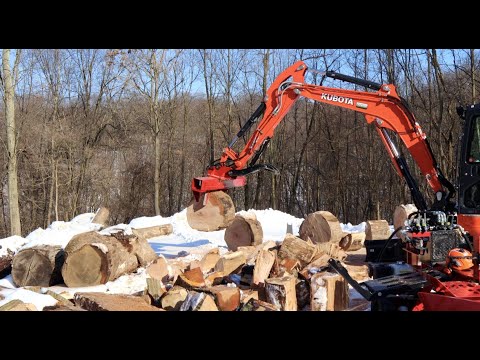 Big Wood Never Split so Easy! And DIY Dryer Repair