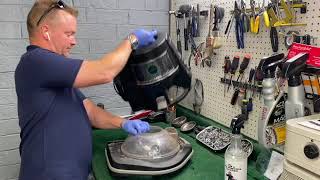 Rainbow E2 Black Vacuum Cleaner Cleanup and Tear Apart Video