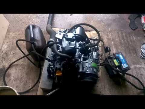 Yanmar 1GM10 Marine Diesel Engine Demo Run 20-11-2015