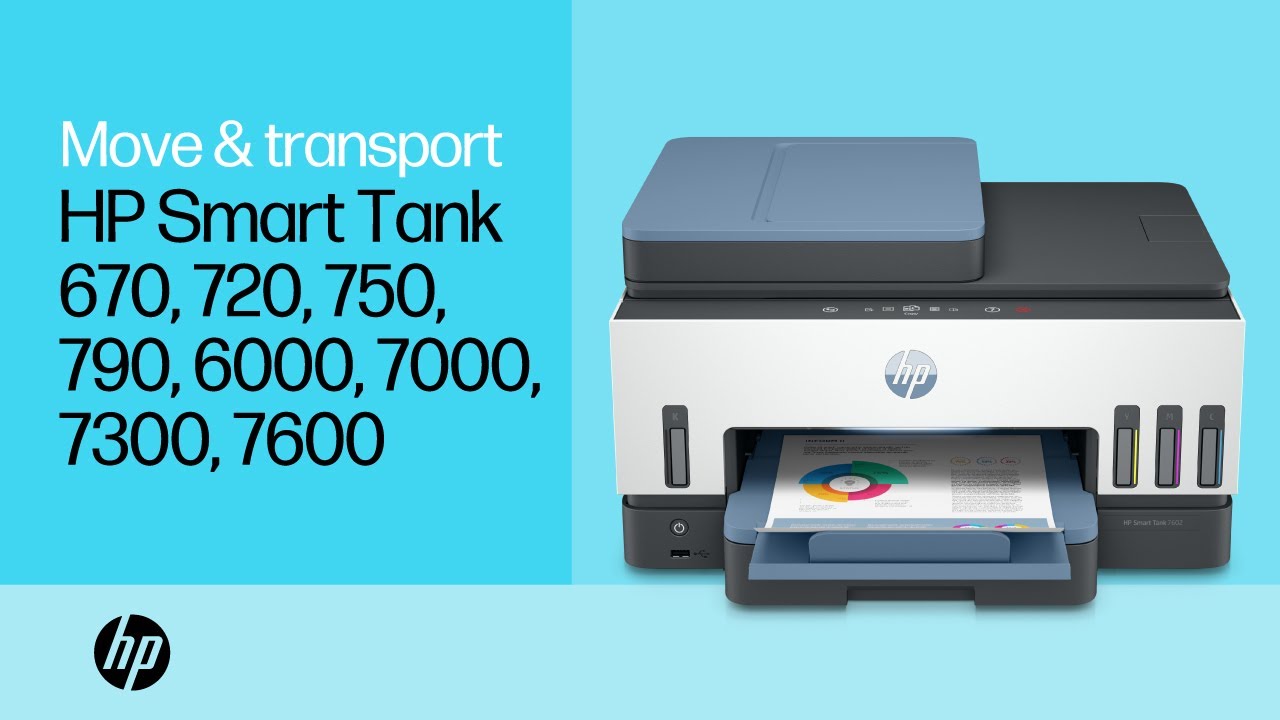 Bảo Vệ Máy In HP Smart Tank Khi Vận Chuyển: Máy in HP Smart Tank 670, 720, 750, 790, 6000, 7000, 7300, 7600