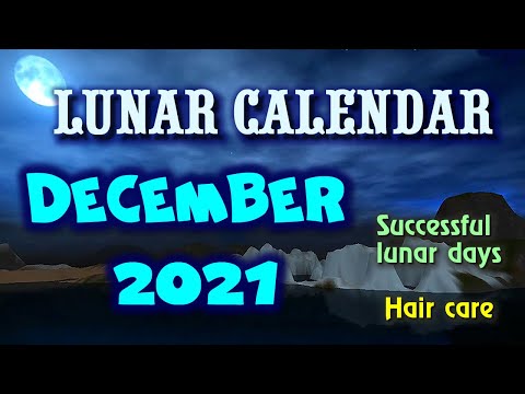 Moon Phases DECEMBER 2021 Lunar calendar. Best Time to...