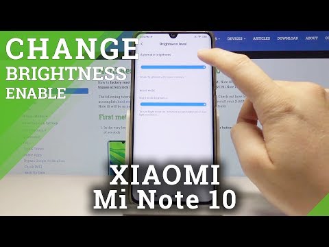 How to Set Auto Brightness in XIAOMI Mi Note 10 – Adaptive Brightness