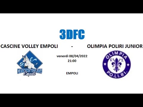 3DFB - CASCINE VOLLEY EMPOLI ASD vs OLIMPIA POLIRI JUNIOR