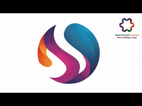 Water Drop Logo Design Tutorial With Different color every layer Adobe illustrator tutorial