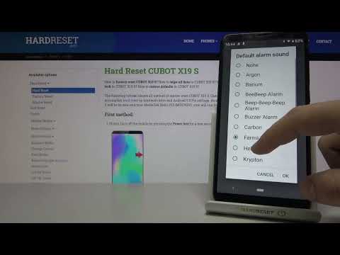 Alarm Tones on  CUBOT X19 S – Available Sounds of Alarms