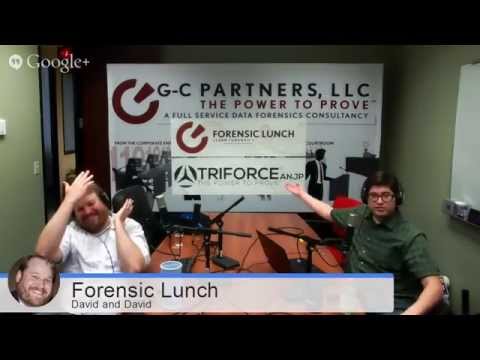Forensic Lunch 5/30/14