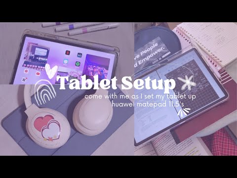 Huawei matepad 11.5''s Setup🎧✮˚ || 𝘫𝘦𝘳𝘶'𝘴 𝘫𝘰𝘶𝘳