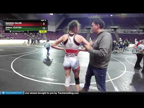 152 Lbs 5th Place Match - Emma Heaton, Texas Vs Gianna Falise, Colorado 8f58