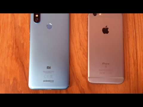 Iphone 6s vs Xiaomi Mi A2 speedtest (2018)