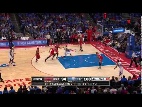 NBA, playoff 2015, Rockets vs. Clippers, Round 2, Game 6, Move 55, Chris Paul, layup