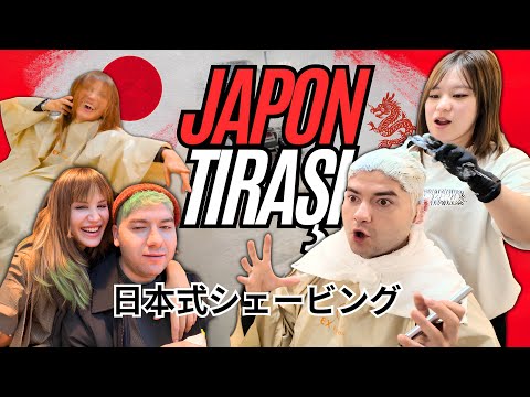 A DAY AT THE JAPANESE HAIRDRESSER: ATAKAN'S HAIR GOT BURNED😅