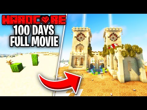 I Survived 100 Days In A DESERT ONLY World In Hardcore Minecraft!