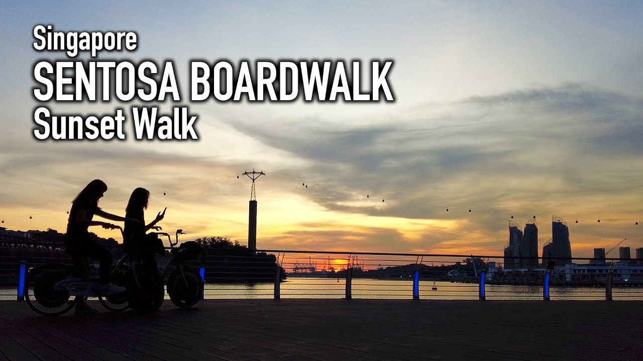 Embark on an enchanting virtual journey across Sentosa Boardwalk.