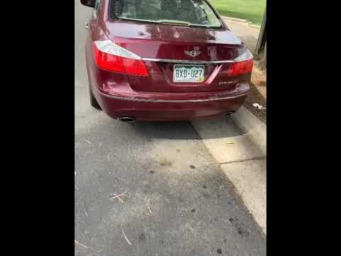 Hyundai Genesis 4.6 Cold Start Straight Pipe Exhuast!