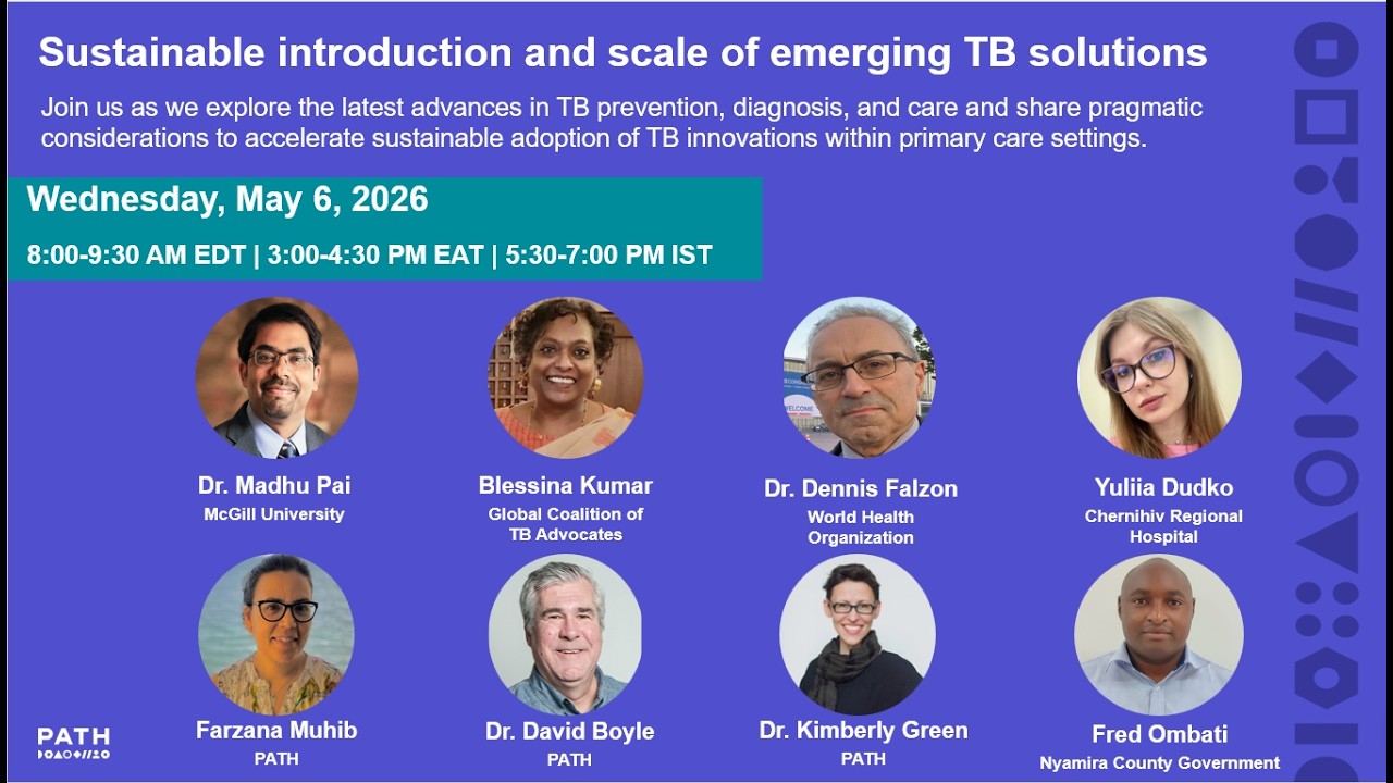 Sustainable introduction and scale of emerging TB solutions