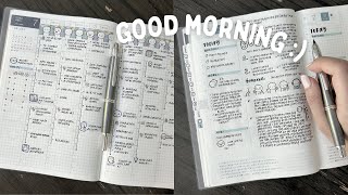 Morning Plan & Journal With Me :)) Hobonichi Cousin Avec