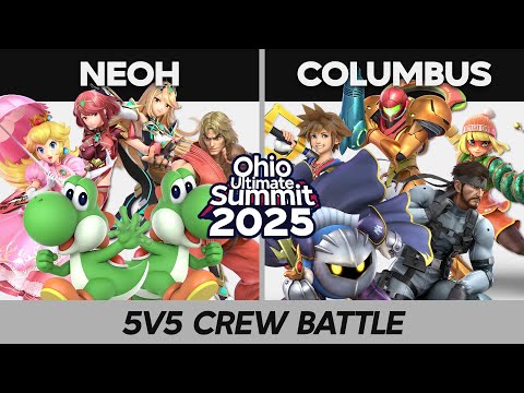 Ohio Ultimate Summit 2025 5v5 Crew Battle - NEOH vs Columbus - SSBU Tournament