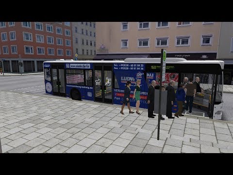 Omsi 2 mit dem MB EN02 auf der Map München Demo (WIP) Folge 2/2