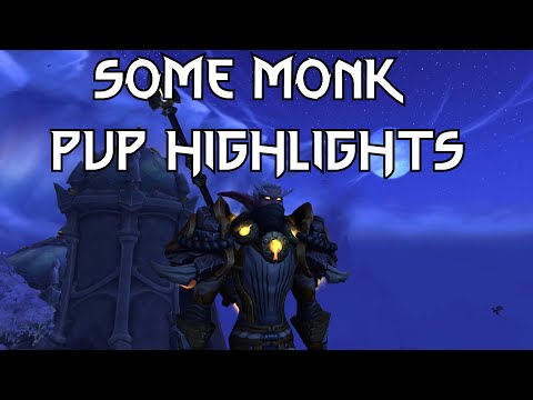 Some Monk PvP Highlights - World PvP, Arenas and BG's || WoW Dragonflight 10.0.5