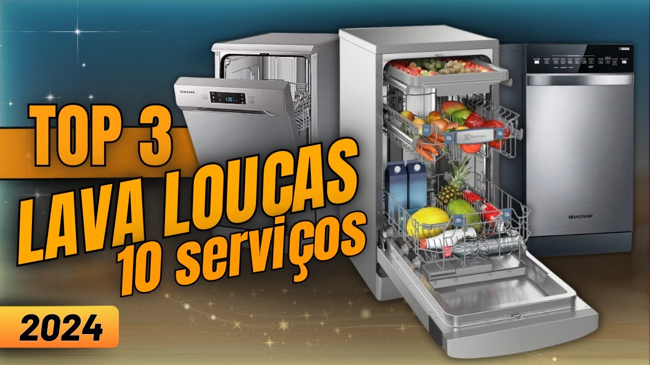 ✅ Qual MELHOR LAVA LOUÇAS 10 SERVIÇOS de 2024? Brastemp, Electrolux ou Samsung?