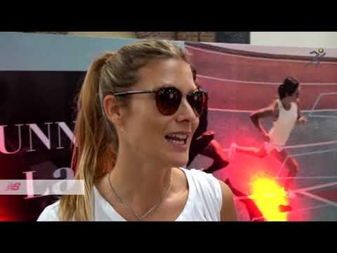 Pia Slapka en el New Balance//Sporthesis RUNNING LAB