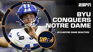 ‘Proved me WRONG!’ SVP & Stanford Steve react to BYU’s win over Notre Dame | SVPod