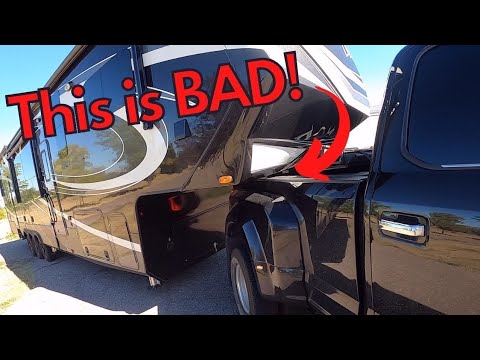 We Have A BIG Problem! The RV Hit To the Truck! Fulltime RV Living!