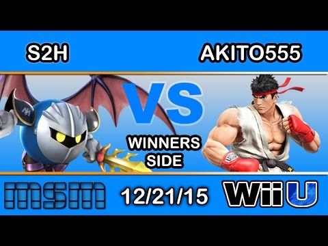 MSM 29 – A2 | S2H (Meta Knight) Vs. 2Scoops | Akito555 (RYU) Winners Side - Smash Wii U