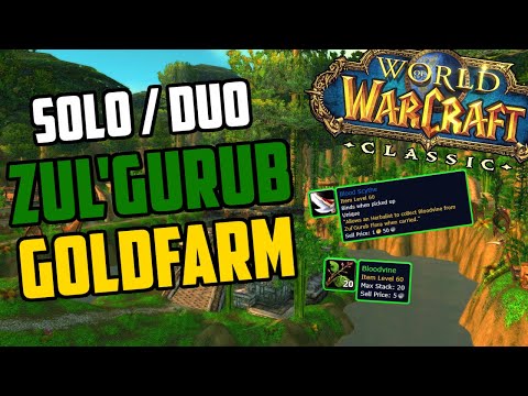 The Ultimate ZG Gold Farm - How to Solo / Duo your Bloodscythe, Bloodvine, Coins & Bijou!
