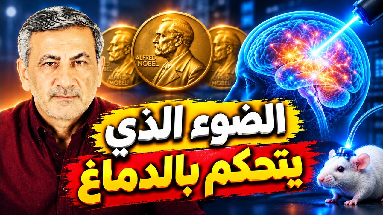 جائزة نوبل في الطب لعام 2026: زرّ داخل الدماغ… يشغّله الضوء