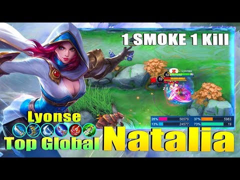 Natalia 100% Hiding Expert! Top Global Natalia Gameplay by Lyonse ~ Mobile Legends