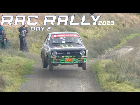 RAC Rally 2023 Day 2 Highlights! Ft: Big Jumps & Slides!