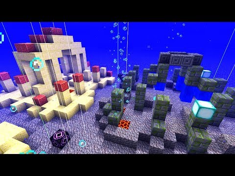 ALL new ruins from the update! - Minecraft Update 1.13 - 18w09a
