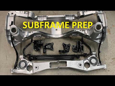 Volvo 850 T-5R AWD Swap - Rear Subframe Prep