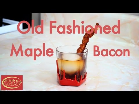 How To Make A Maple Bacon Old Fashioned | Drinks Made Easy