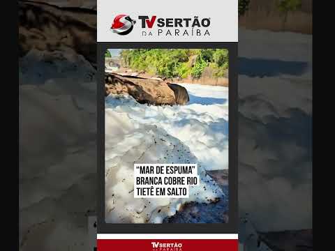 Rio Tietê desaparece sob camada de espuma tóxica em Salto (SP); Entenda a causa