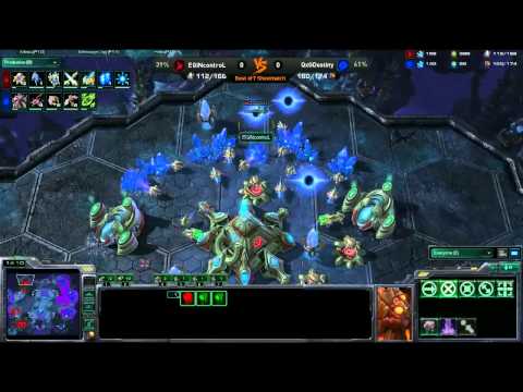Playhem Showmatch: QxGDestiny (Z) vs EGiNcontroL (P) - Game 1