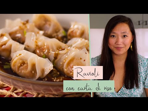 RICETTA RAVIOLI CINESI SENZA GLUTINE | facilissimo con i fogli di riso!