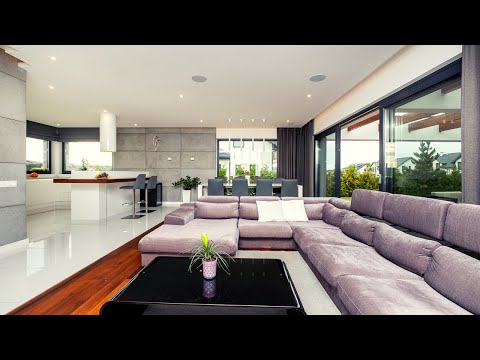 Arrangement of a Salon in Real Estate for Sale. A modern living room of the HomeCONCEPT 26 Project.