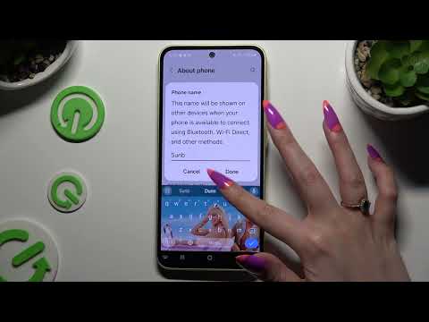 How to Change Device Name on SAMSUNG Galaxy A35 – About Phone Settings