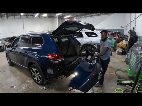 2022 Volkswagen atlas how to take the back bumper and tail lights off