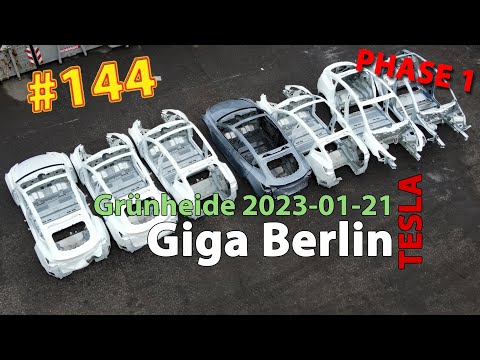 # 144 Tesla Giga Berlin • PHASE 1 • 2023-01-21 • Gigafactory 4K