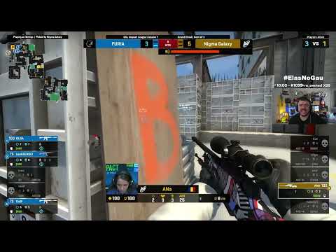ANa 1x3 iMPOSSíVEL em FURiA fem vs. Nigma Galaxy - CSGO