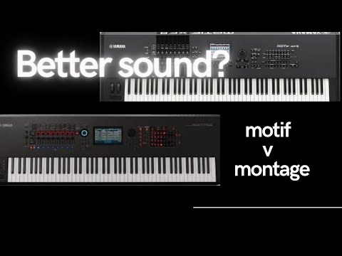 Montage v Motif XF soundcheck