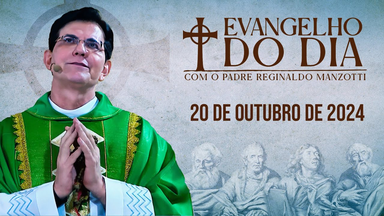 EVANGELHO DO DIA 20/10/2024 | Mc 10, 35 - 45 | @PadreManzottiOficial