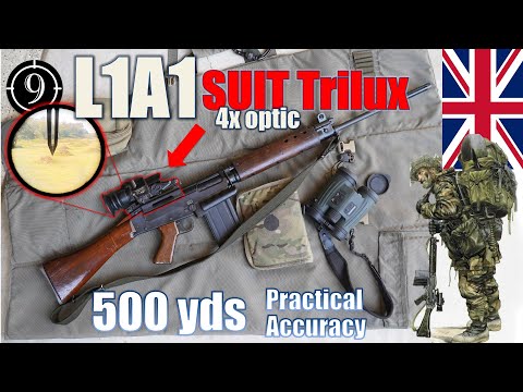 4x SUIT Trilux Scope + L1A1🇬🇧 SLR to 500yds (Feat. Bloke on the Range) Practical Accuracy