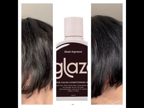 Glaze SuperGloss Semi-Permanent Toning Conditioning Hair Gloss - Sleek Espresso